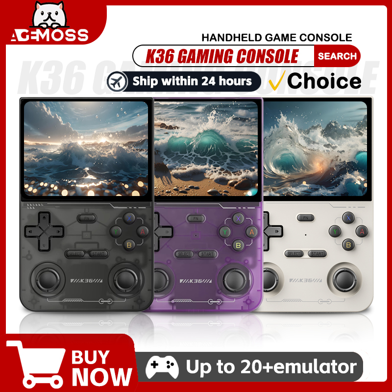 Gaming Console K36 - جهاز ألعاب محمول ريترو k36 بشاشة