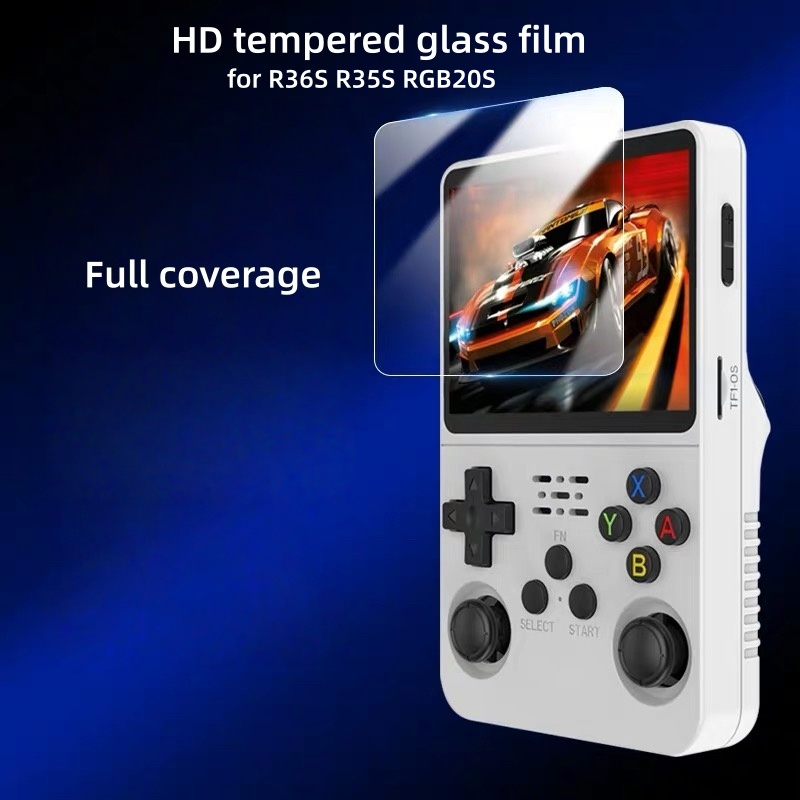 Gaming Console R36S - واقي شاشة لجهاز ألعاب R36S، زجاج