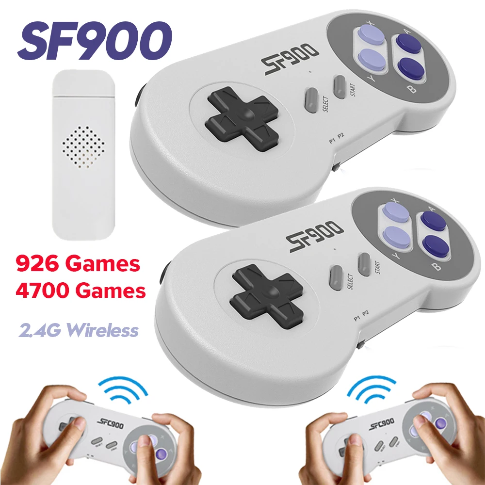 Gaming Console Stick - وحدة تحكم ألعاب فيديو ريترو SF900