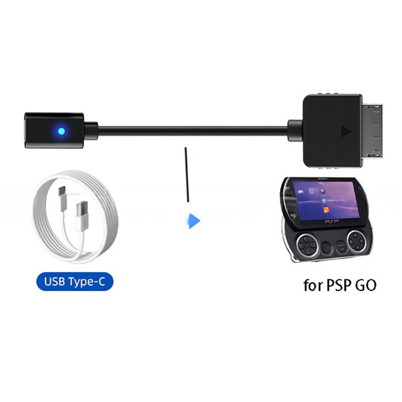 Gaming Console Usb - محول USB نوع C أسود بطول