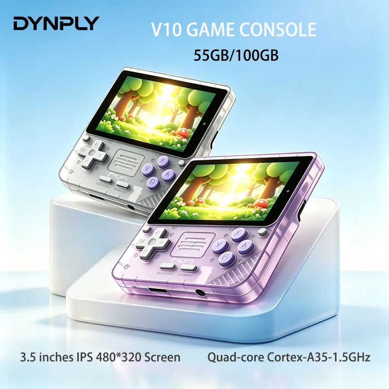Gaming Console For Kids - جهاز ألعاب محمول POWKIDDY V10 بشاشة