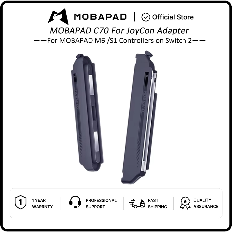 Nintendo Console Switch 2 - محول MOBAPAD C70 لـ JoyCon، شحن