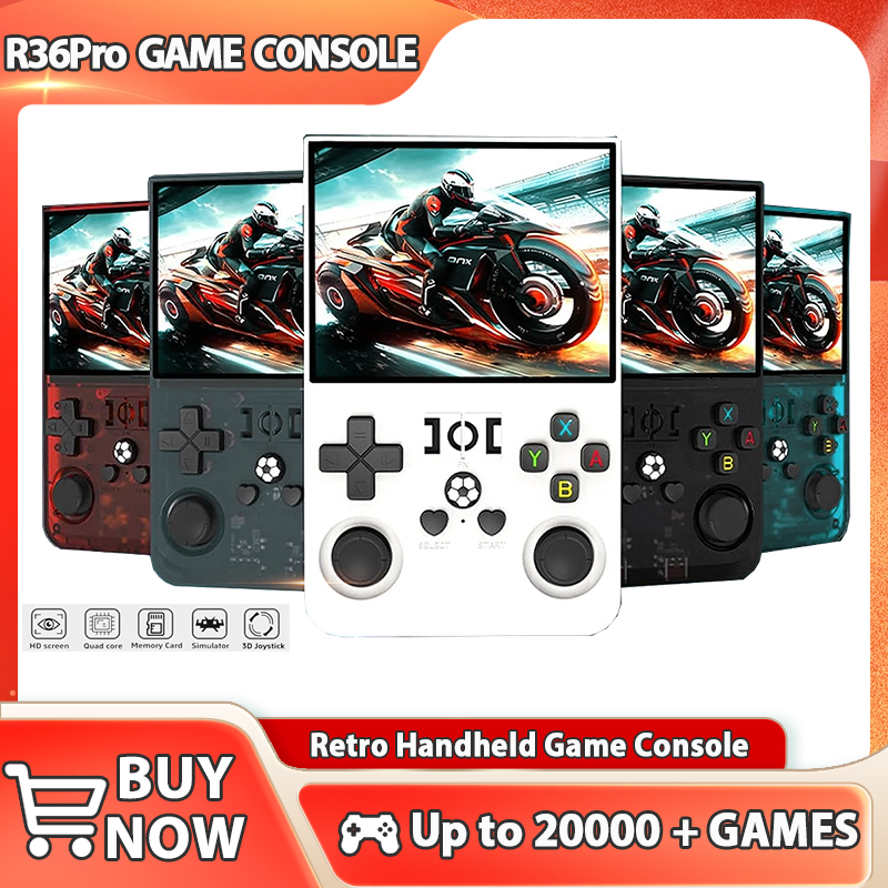 Gaming Console R36 - وحدة تحكم ألعاب فيديو محمولة باليد