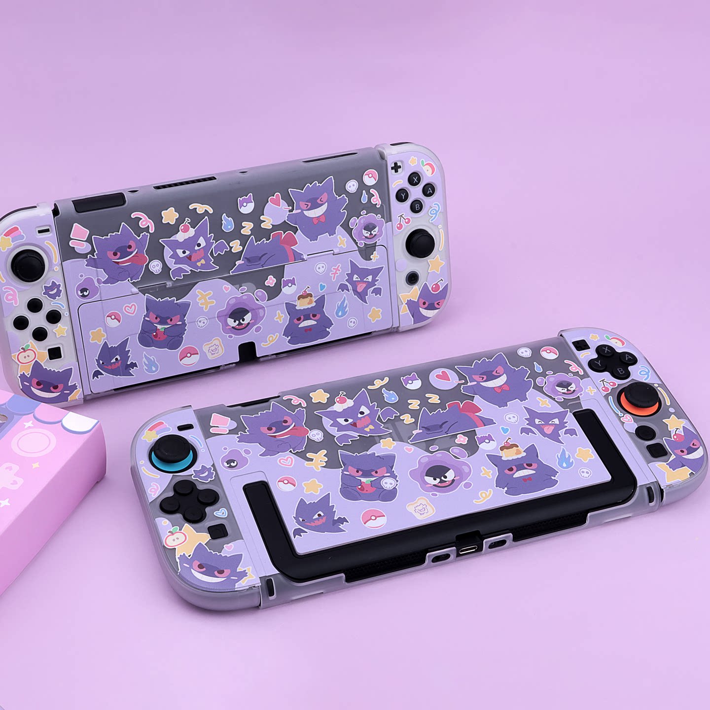 Nintendo Console Switch 2 - غطاء حماية نصف شفاف صلب لجهاز