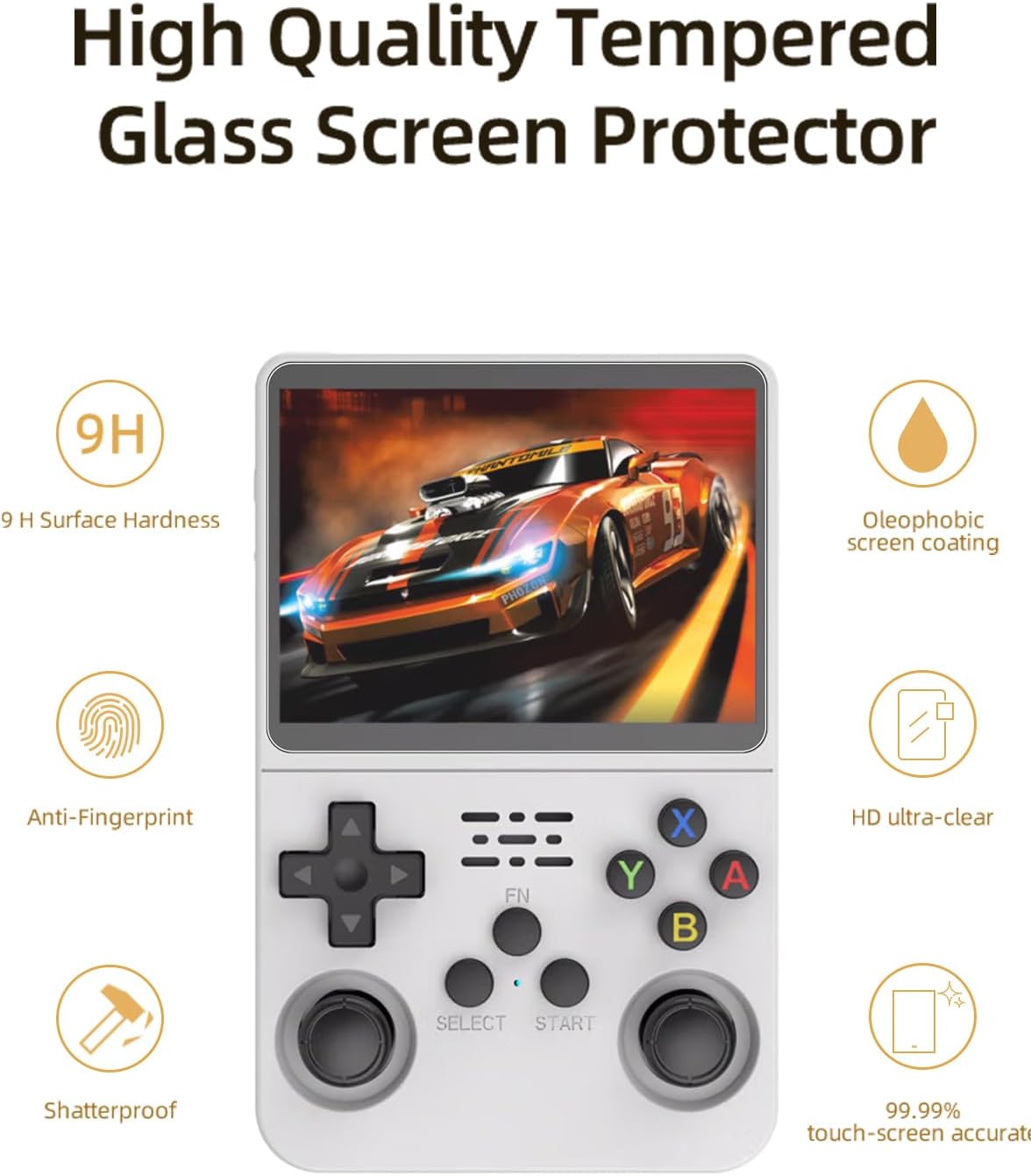 حقيبة حمل وتخزين 3 في 1 مع واق - مراجعة Gaming Console R36S وسعره