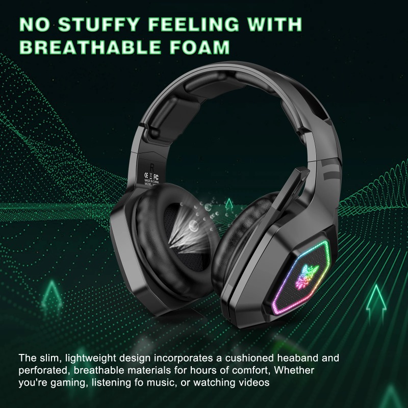سماعة ألعاب لاسلكية ONIKUMA B1 - مراجعة Gaming Console In Amazon وسعره