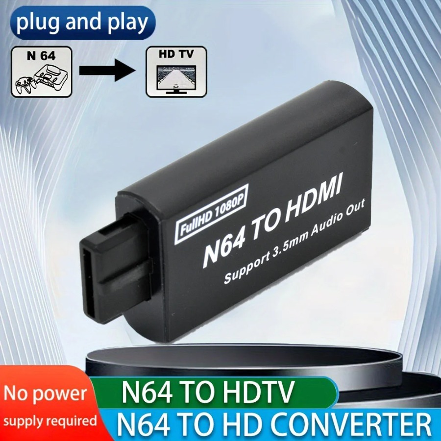 Grwibeou 1080P N64 إلى HDMI مح - مراجعة Gaming Console Nintendo وسعره