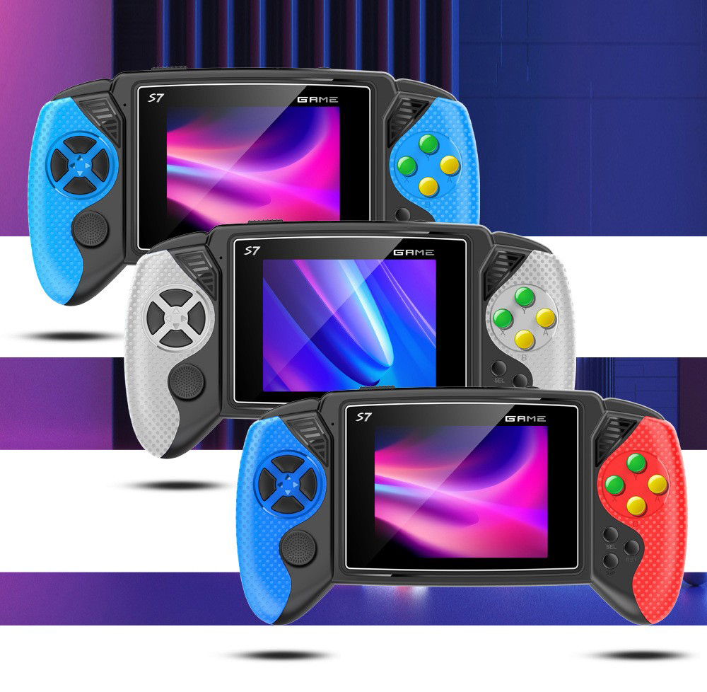 جهاز ألعاب محمول S7 ريترو بشاش - مراجعة Gaming Console For Kids وسعره