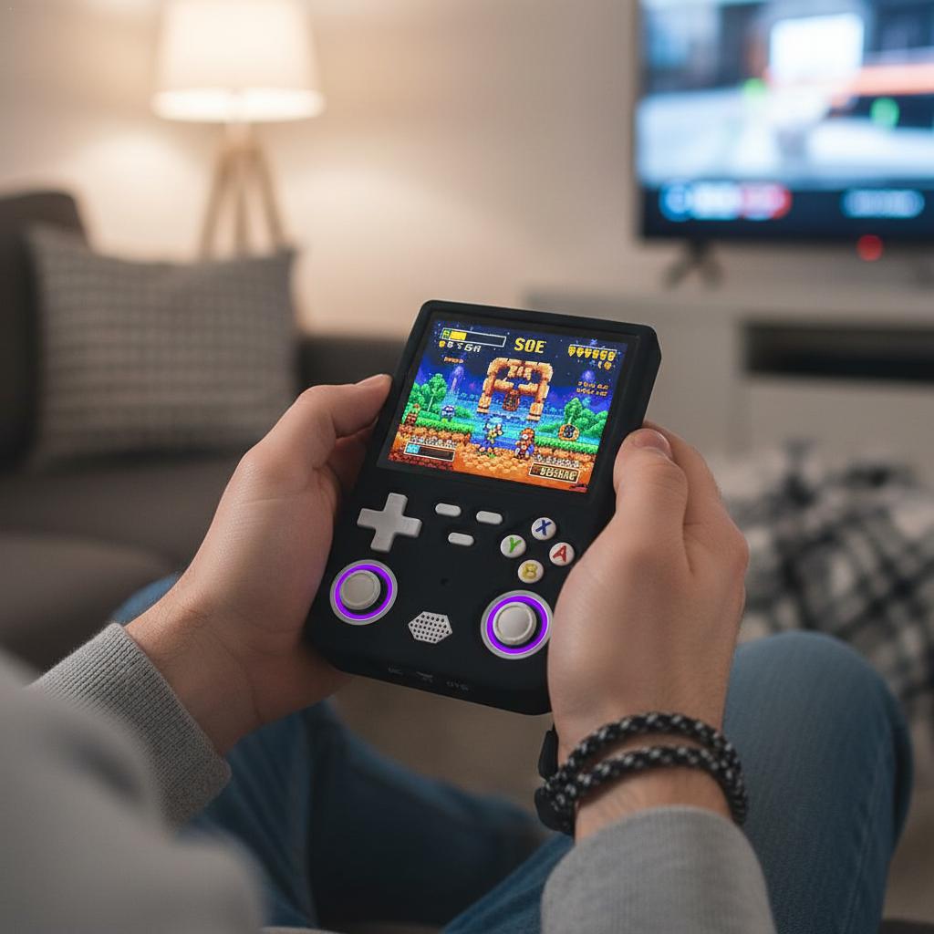 ل R36 الترا سيليكون واقية يده  - مراجعة Gaming Console R36 وسعره