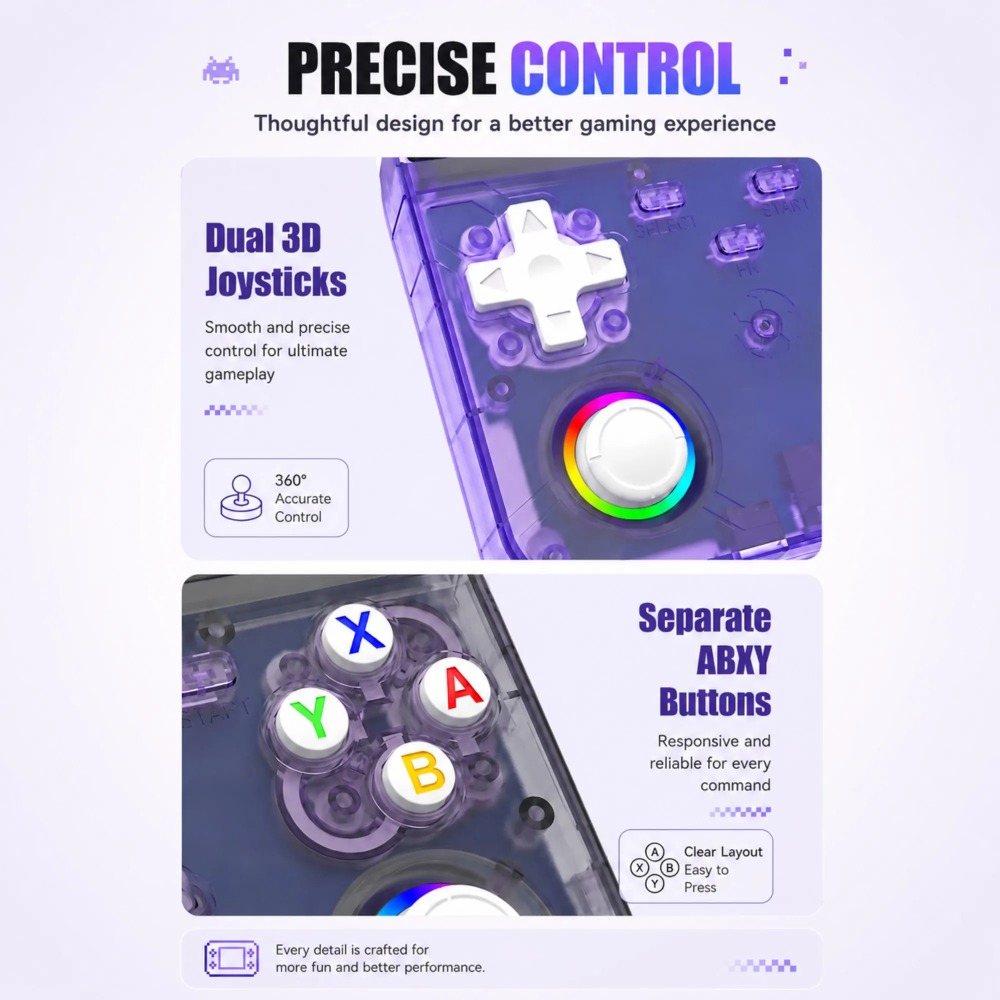 وحدة تحكم ألعاب محمولة R36 Ult - مراجعة Gaming Console R36 وسعره