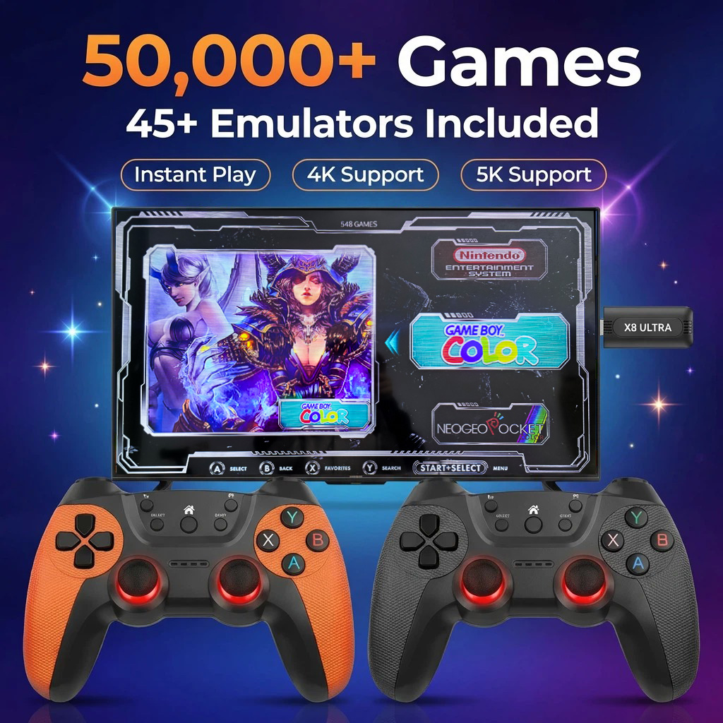 جهاز ألعاب X8 Ultra Pro بسعة 1 - مراجعة Gaming Console Stick وسعره