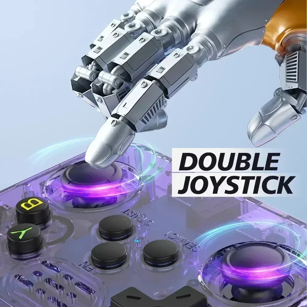 جهاز ألعاب محمول R36S بنظام AR - مراجعة Gaming Console For Kids وسعره