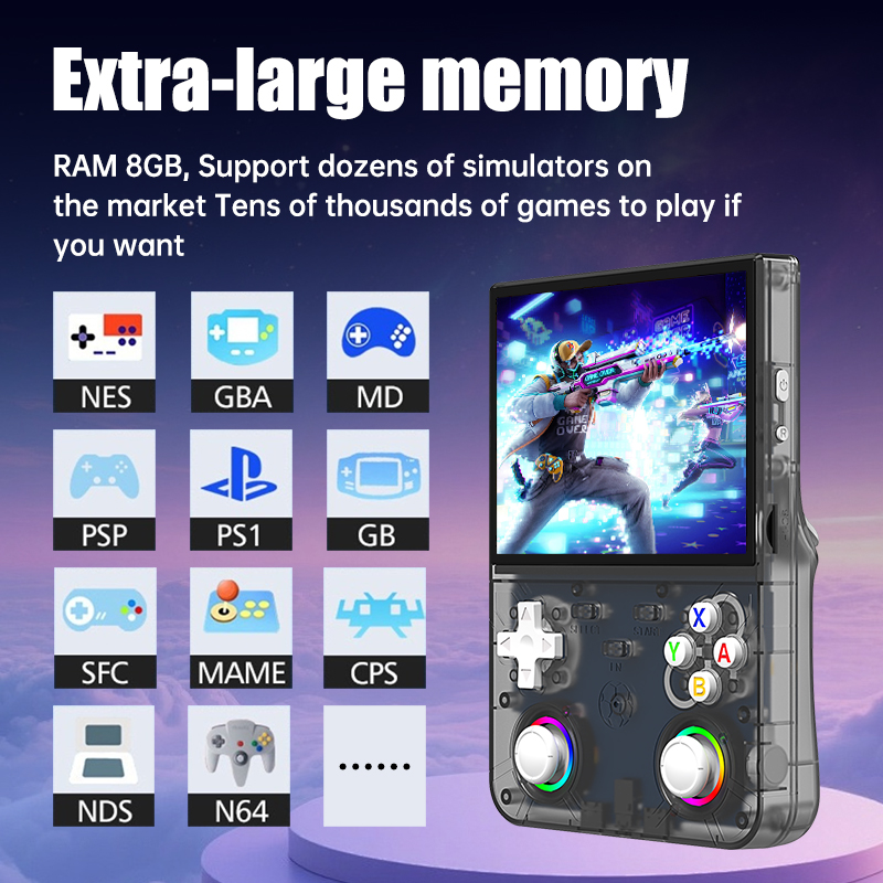 جهاز ألعاب فيديو محمول R36 Ult - مراجعة Gaming Console R36 وسعره