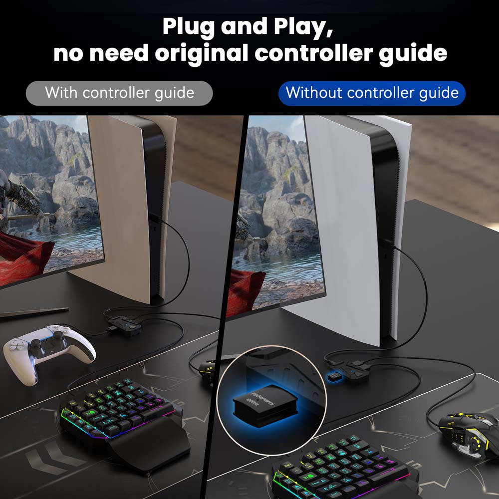 محول USB نوع C للوحة مفاتيح وم - مراجعة Gaming Console Usb وسعره
