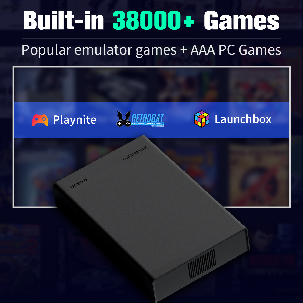قرص صلب للألعاب بسعة 500 جيجاب - مراجعة Gaming Console Stick وسعره