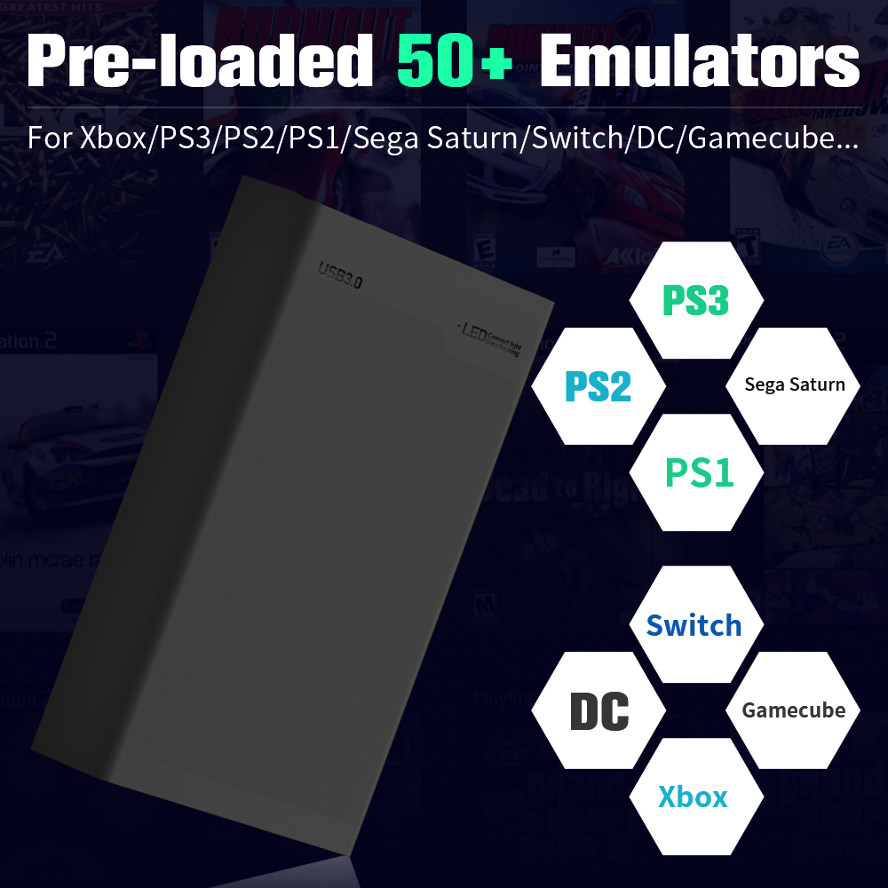 قرص صلب للألعاب بسعة 500 جيجاب - مراجعة Gaming Console Stick وسعره