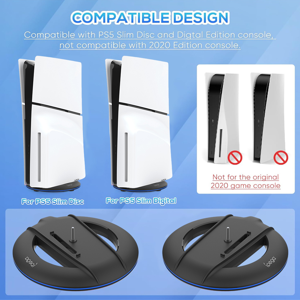 حامل عمودي لجهاز PS5 النحيف ،  - مراجعة Gaming Console Holder وسعره
