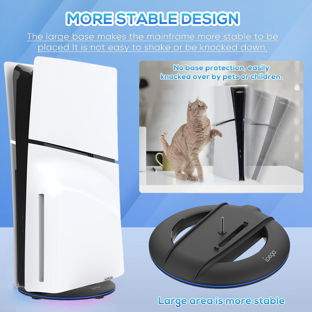 حامل عمودي لجهاز PS5 النحيف ،  - مراجعة Gaming Console Holder وسعره