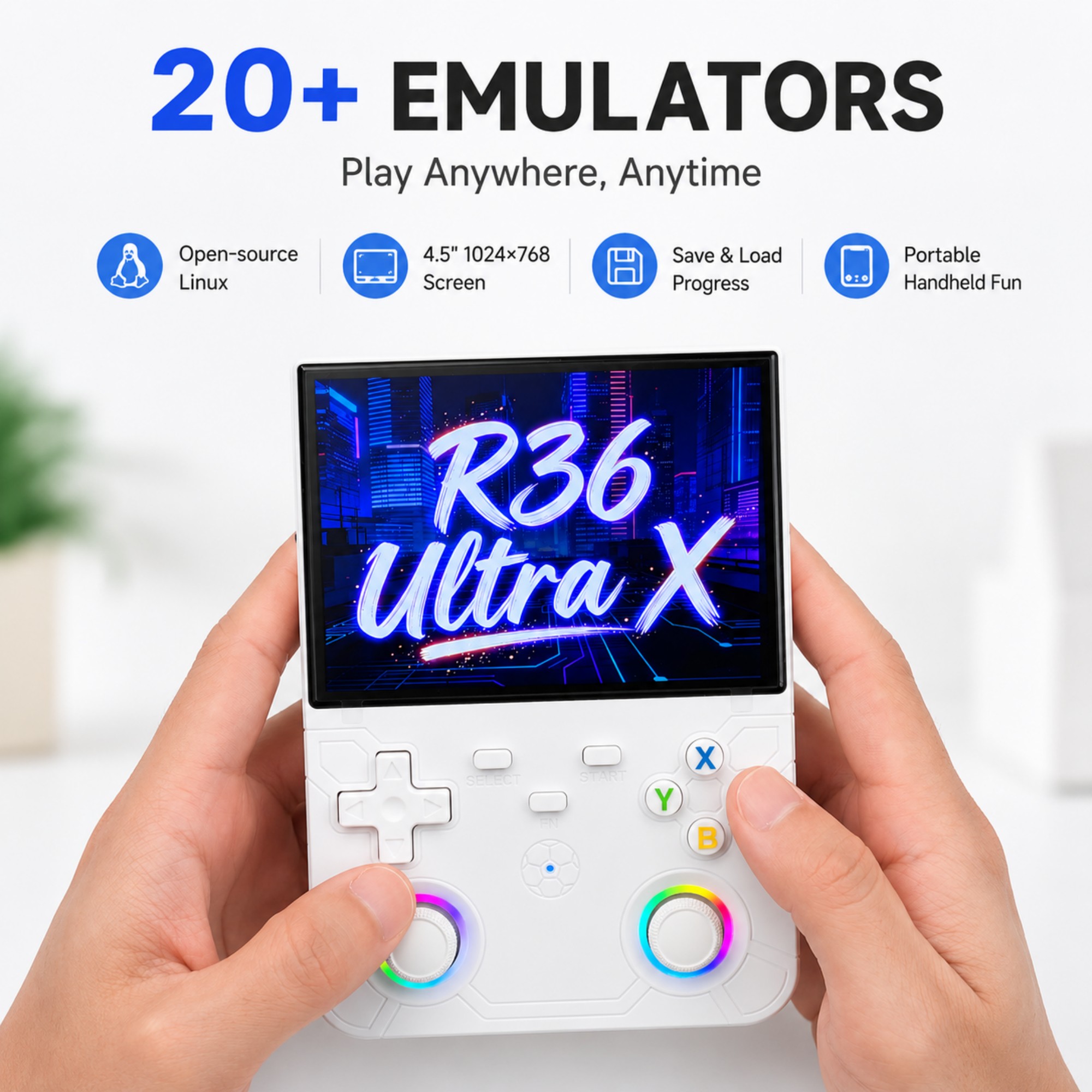 جهاز ألعاب محمول ريترو R36 Ult - مراجعة Gaming Console R36 وسعره