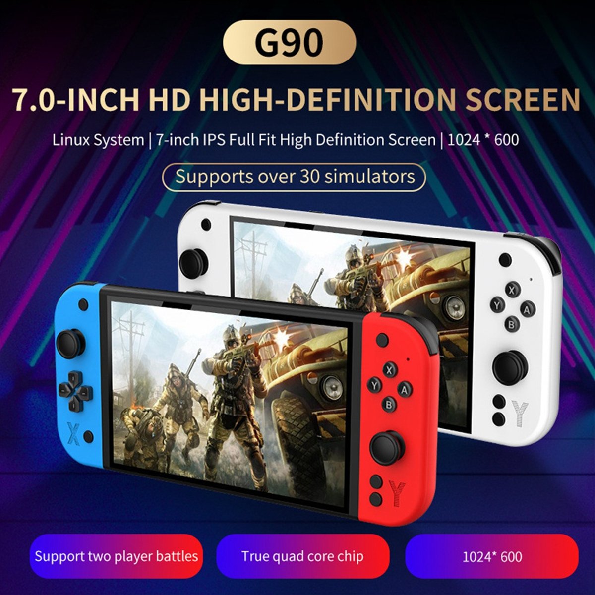 *A99Z G90 وحدة تحكم ألعاب محمو - مراجعة Gaming Console G90 وسعره