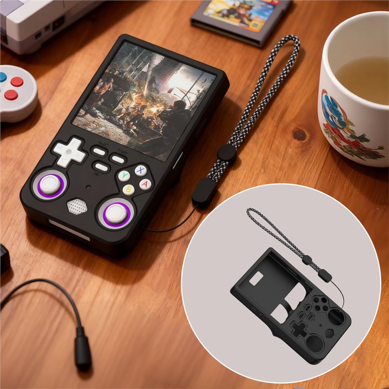 غطاء حماية من السيليكون A23F-S - مراجعة Gaming Console R36 وسعره