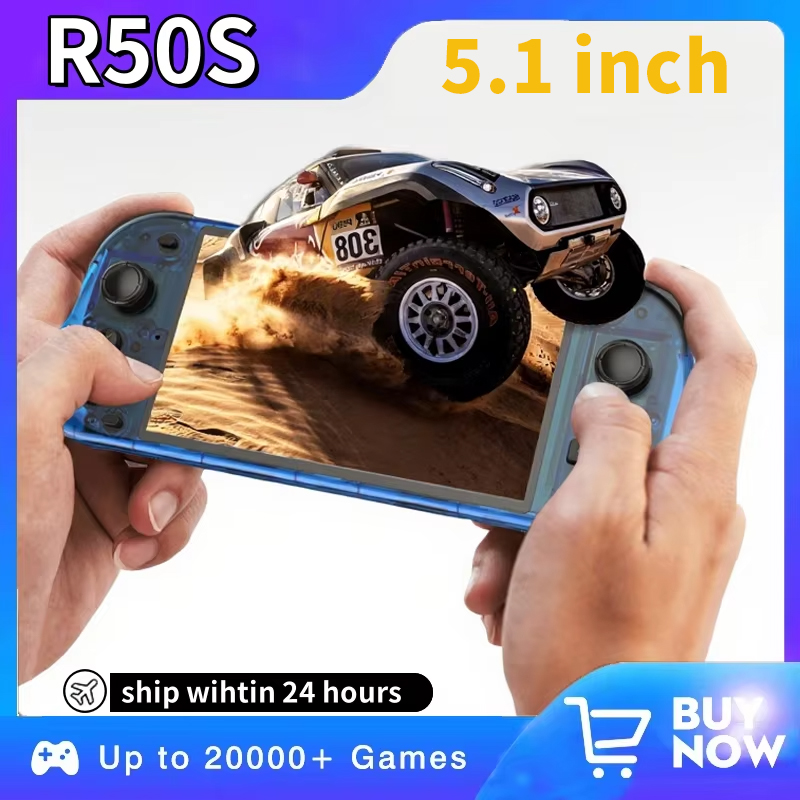 5.1 بوصة جديد R50S ريترو وحدة  - مراجعة Gaming Console For Kids وسعره