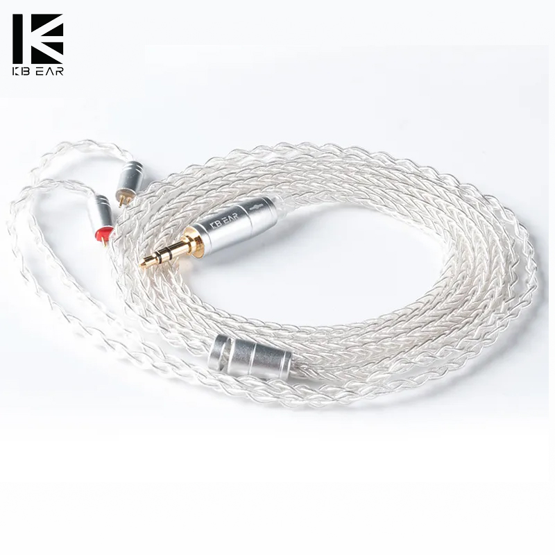KBEAR 8 Core ترقية الفضة السلك - مراجعة Gaming Headset Wired وسعره