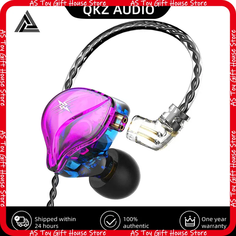 سماعات أذن سلكية QKZ ZXT عالية - مراجعة Gaming Headset Wired وسعره