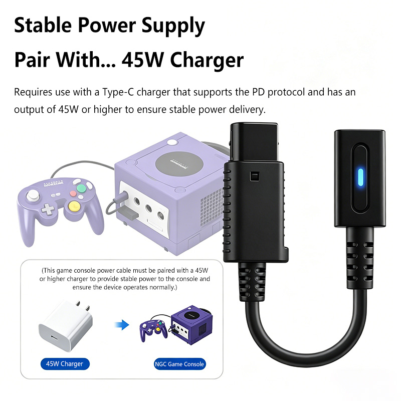 كابل شحن من النوع C بطول 12 سم - مراجعة Gaming Console Usb وسعره