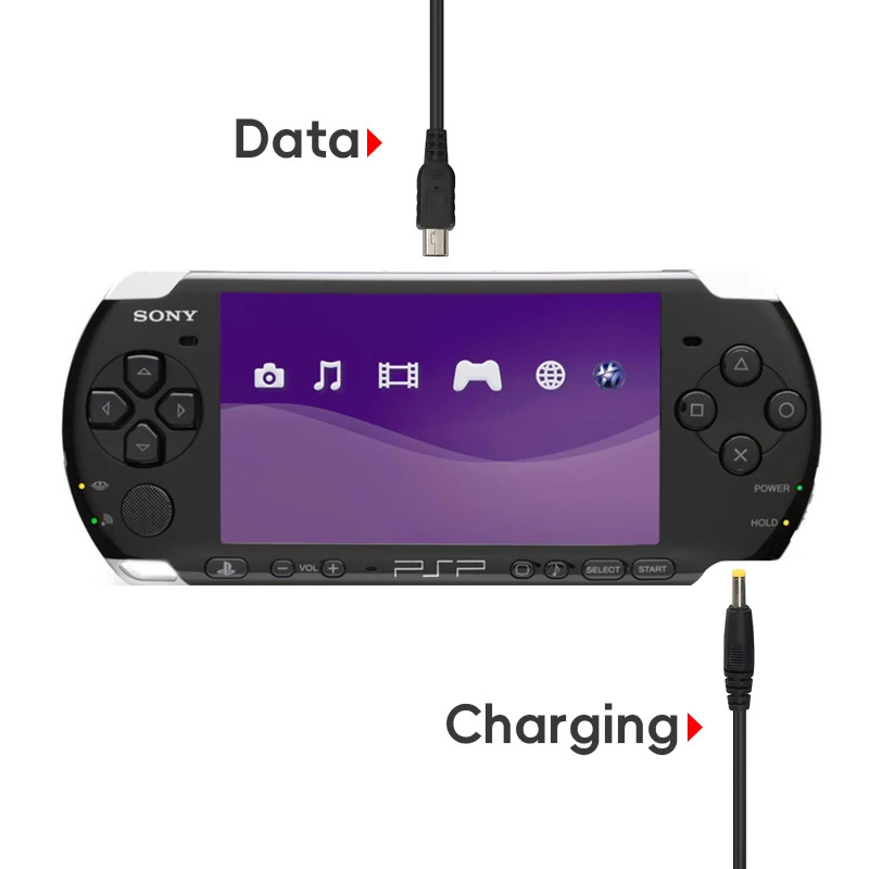 2 في 1 شاحن USB ل PSP 1000 200 - مراجعة Gaming Console Usb وسعره