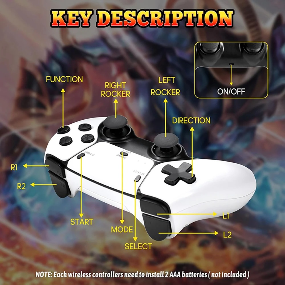 جهاز ألعاب الفيديو M15 Ultra R - مراجعة Gaming Console Stick وسعره