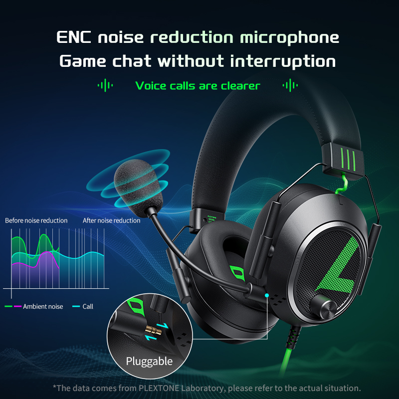 PLEXTONE G810 رائجة البيع سماع - مراجعة Gaming Headset Wired وسعره